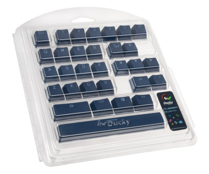 Klawiatura Ducky Rubber Keycap Navy Blue DKSA31-USRDBNNO2